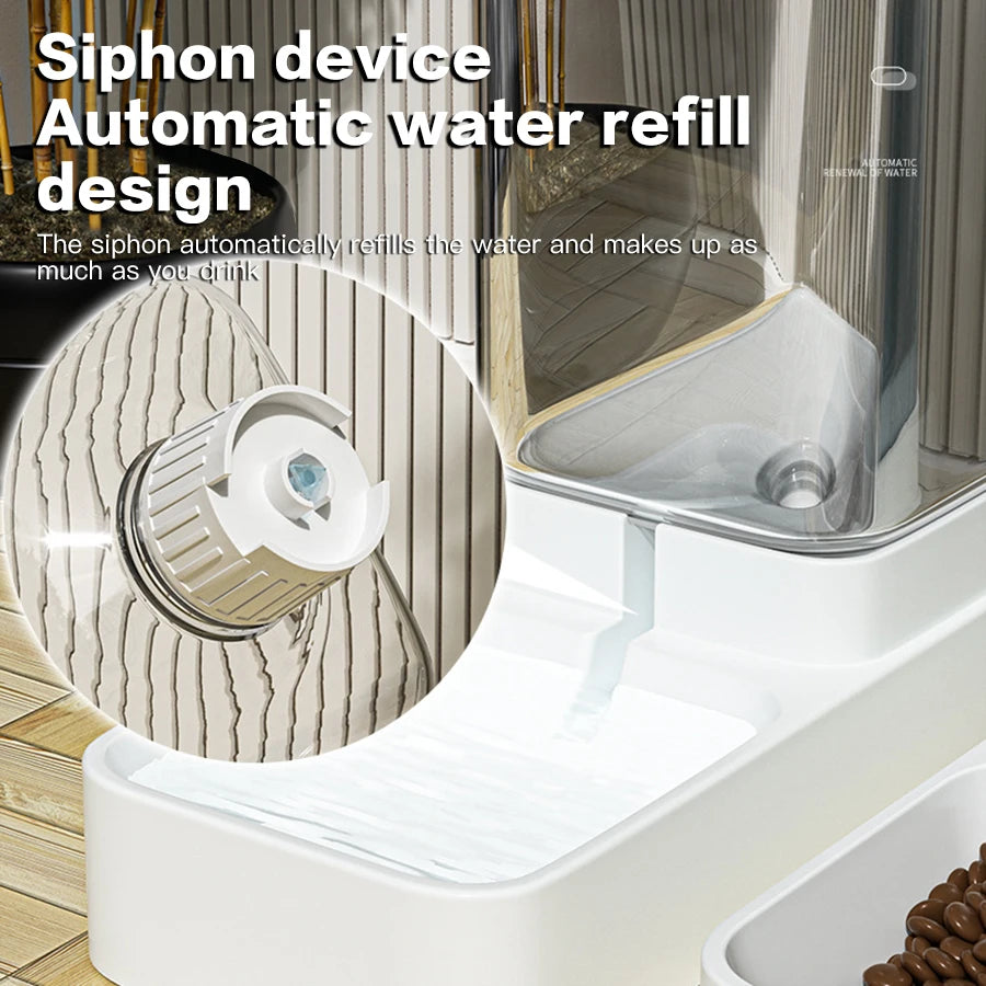 Pet Gravity Water & Food Dispenser