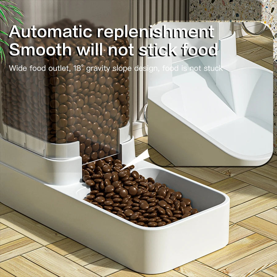 Pet Gravity Water & Food Dispenser