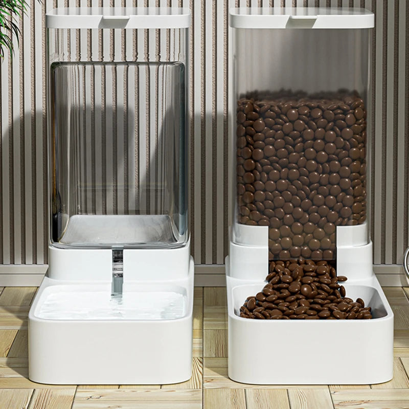 Pet Gravity Water & Food Dispenser