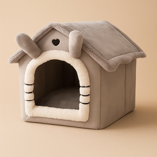 Cozy Plush House Bed