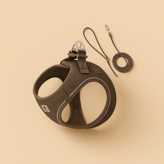 Premium Padded Harness with Leash Set